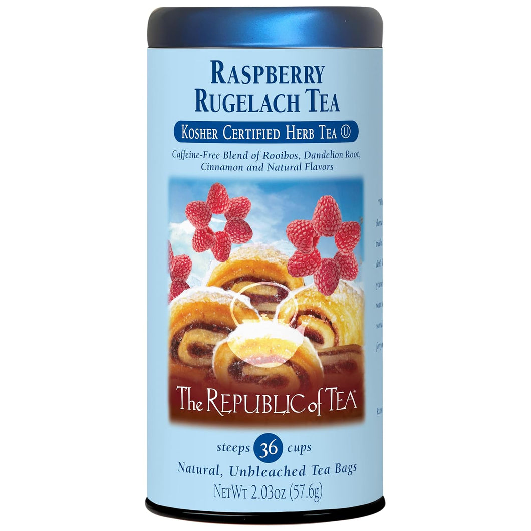 The Republic of Tea - Raspberry Rugelach Red Herbal Tea - 36 Tea Bags