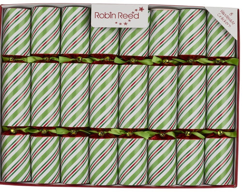 Robin Reed Peppermint Candy Cane Crackers 8pk