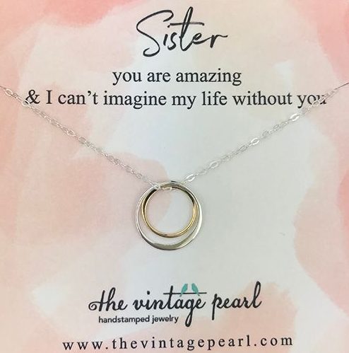 Sister (sterling silver & gold)
