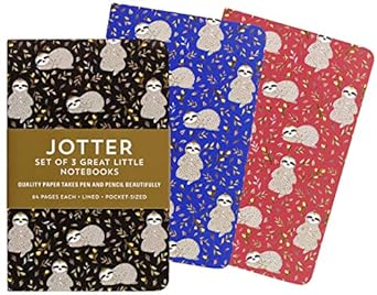 Jotter Mini Notebooks: Sloths
