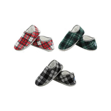 Load image into Gallery viewer, Cozy Plaid Cabin Bootie Snoozies Slippers - Womens