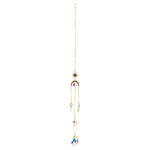 sun & moon crystal suncatcher