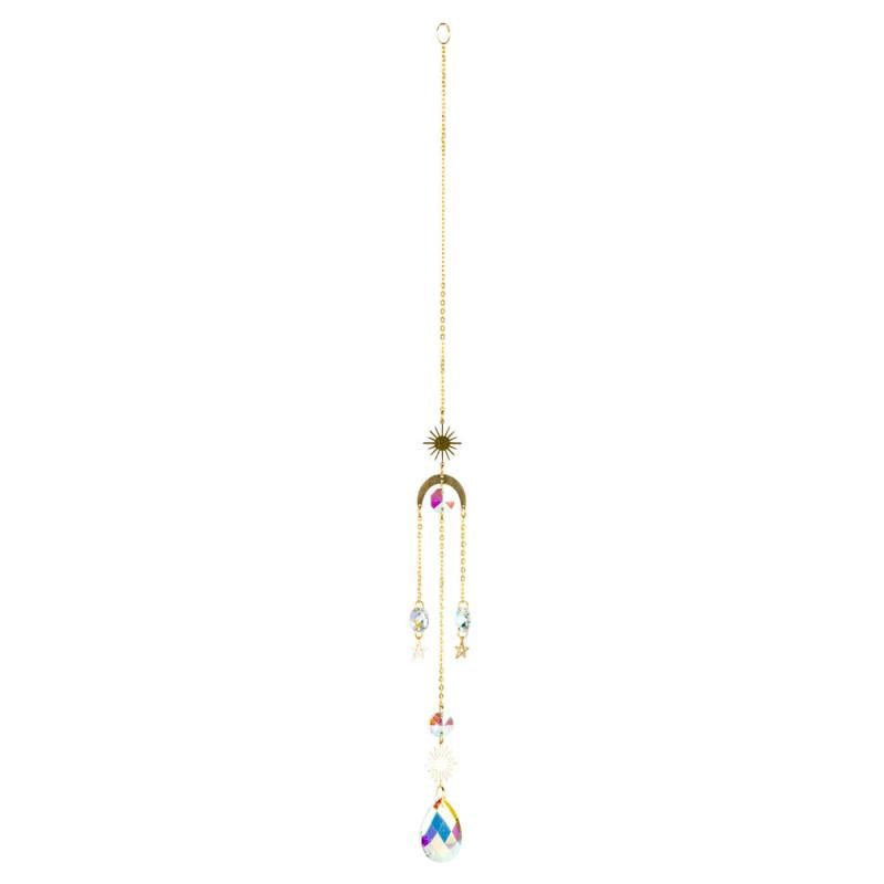 sun & moon crystal suncatcher