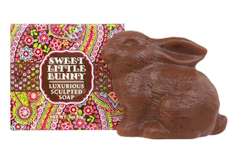 sweet little bunny chocolate soap