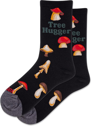 Hot Sox Womens Tree Hugger Crew Socks