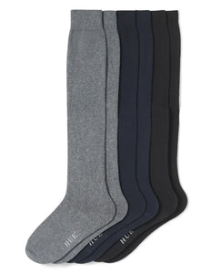 Flat Knit Knee Sock 3 Pair Pack