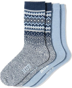 Border Fair isle Boot Sock