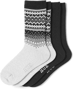 Border Fair isle Boot Sock