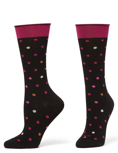 Hue jeans sock multi dot