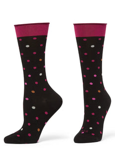 Hue jeans sock multi dot