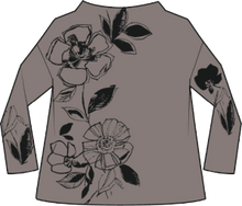 Load image into Gallery viewer, FLORAL FOLIAGE FLORAL PULLOVER