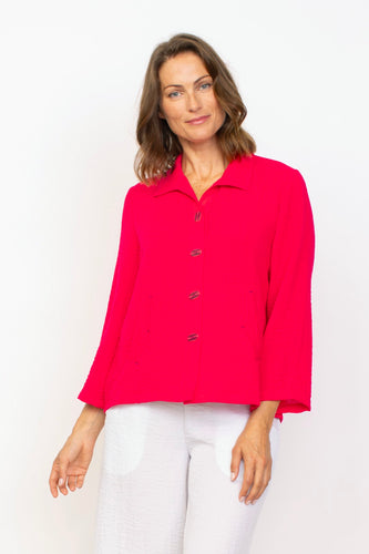 EXPRS SLD PLT BCK JACKET ROSE