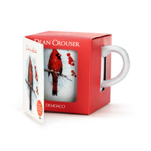 Load image into Gallery viewer, Cardinal and Holly Mug and Card Set