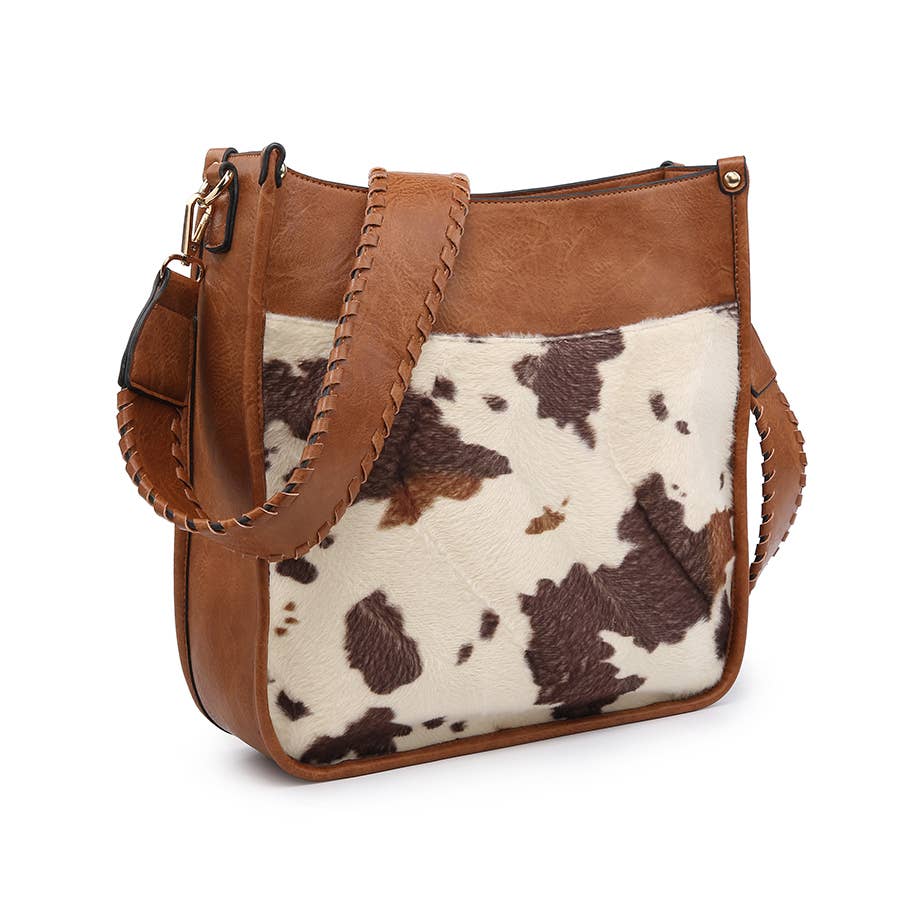 M1977COW Chloe Cow Crossbody with Guitar Strap