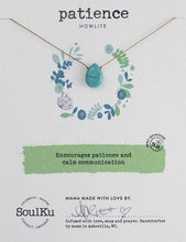 Load image into Gallery viewer, Howlite Soul-Full of Light Necklace for Patience - SFOL20