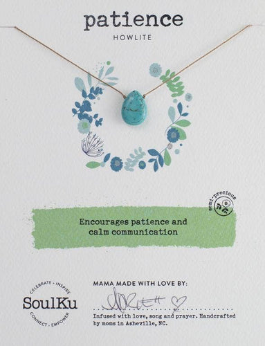 Howlite Soul-Full of Light Necklace for Patience - SFOL20