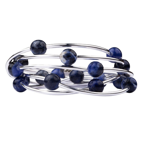 Sodalite Tube 5 Wrap