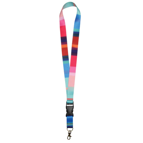 Havana Stripe Lanyard