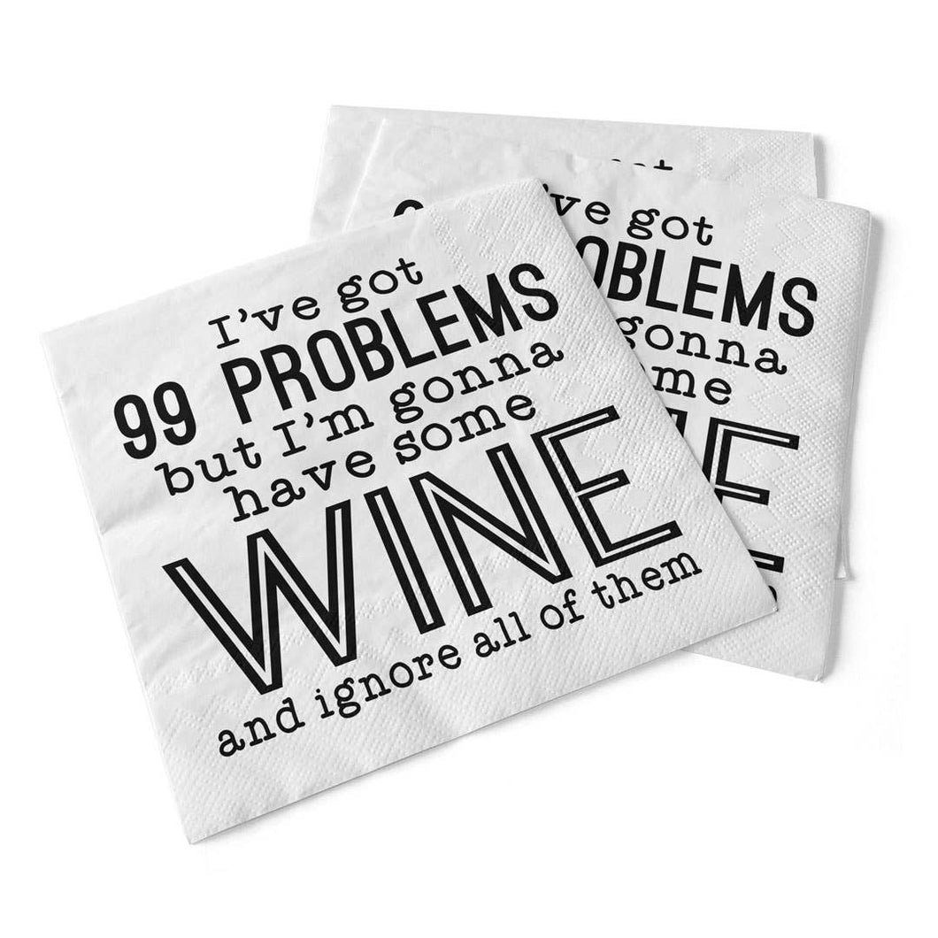 99 Problems | Beverage Napkins