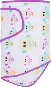 Owls with Purple Trim Miracle Blanket