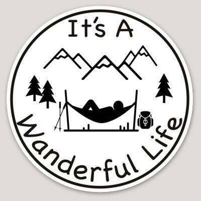 It's A Wanderful Life Hammock Sticker