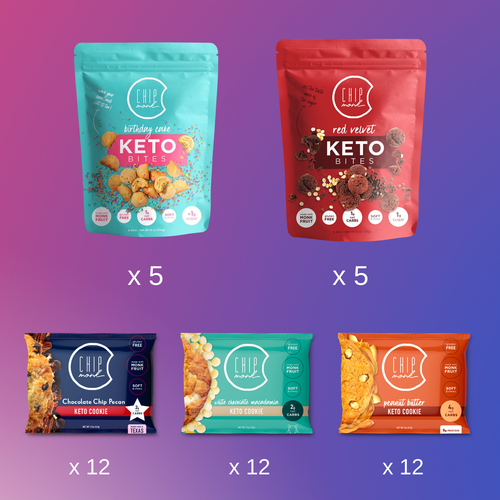 Keto Cookies & Bites (Best Sellers Starter Bundle)