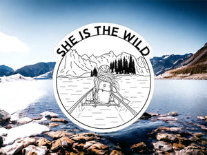 She Is The Wild Sticker