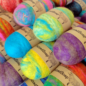 Felted Soap Multicolored
