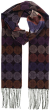 Load image into Gallery viewer, Dotty Circles Cashmink® Scarf: Plum