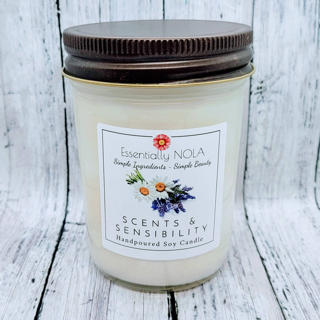 Soy Candle - Scents & Sensibility - Lavender Chamomile