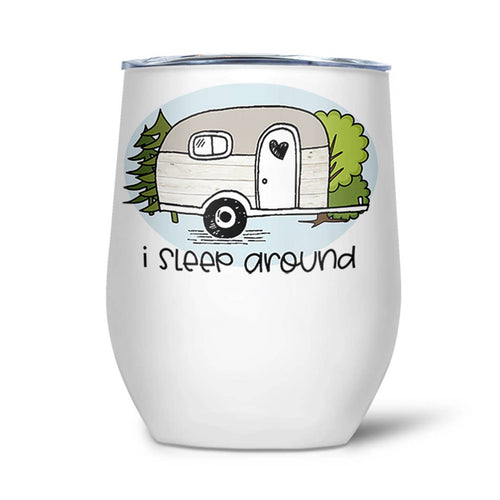 I Sleep Around | Thermal Wine Tumbler