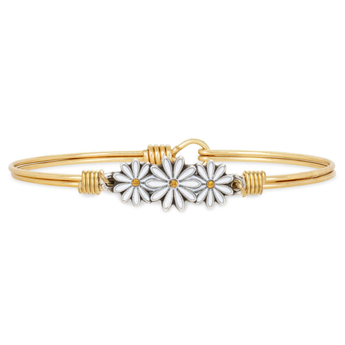 Daisies Bangle Bracelet