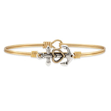 Load image into Gallery viewer, Anchor Bangle Bracelet