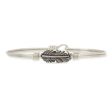 Load image into Gallery viewer, Mini Lucky Feather Bangle Bracelet