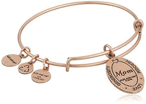 Alex and Ani Because I love you, Mom II rose gold