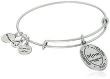 Load image into Gallery viewer, Alex and Ani Because I love you, Mom II Expandable Rafaelian Silver Bracelet
