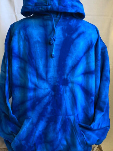 Royal Swirl Tie Dye Hoodie