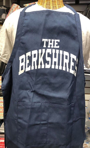Classic Tie Back Apron Blue with The Berkshires