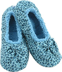 Women's  Leopard Print Ballet Snoozies