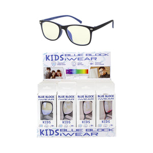 Kids Blue Light Filtering Glasses with Case Blue Block
