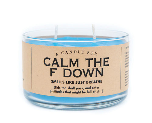 Whiskey River Candle Calm The F Down
