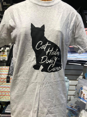 Cat Hair Don't Care Tee Shirt