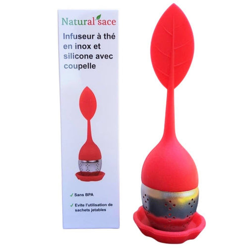 Infuseur à thé en inox et silicone (modèle n°2)