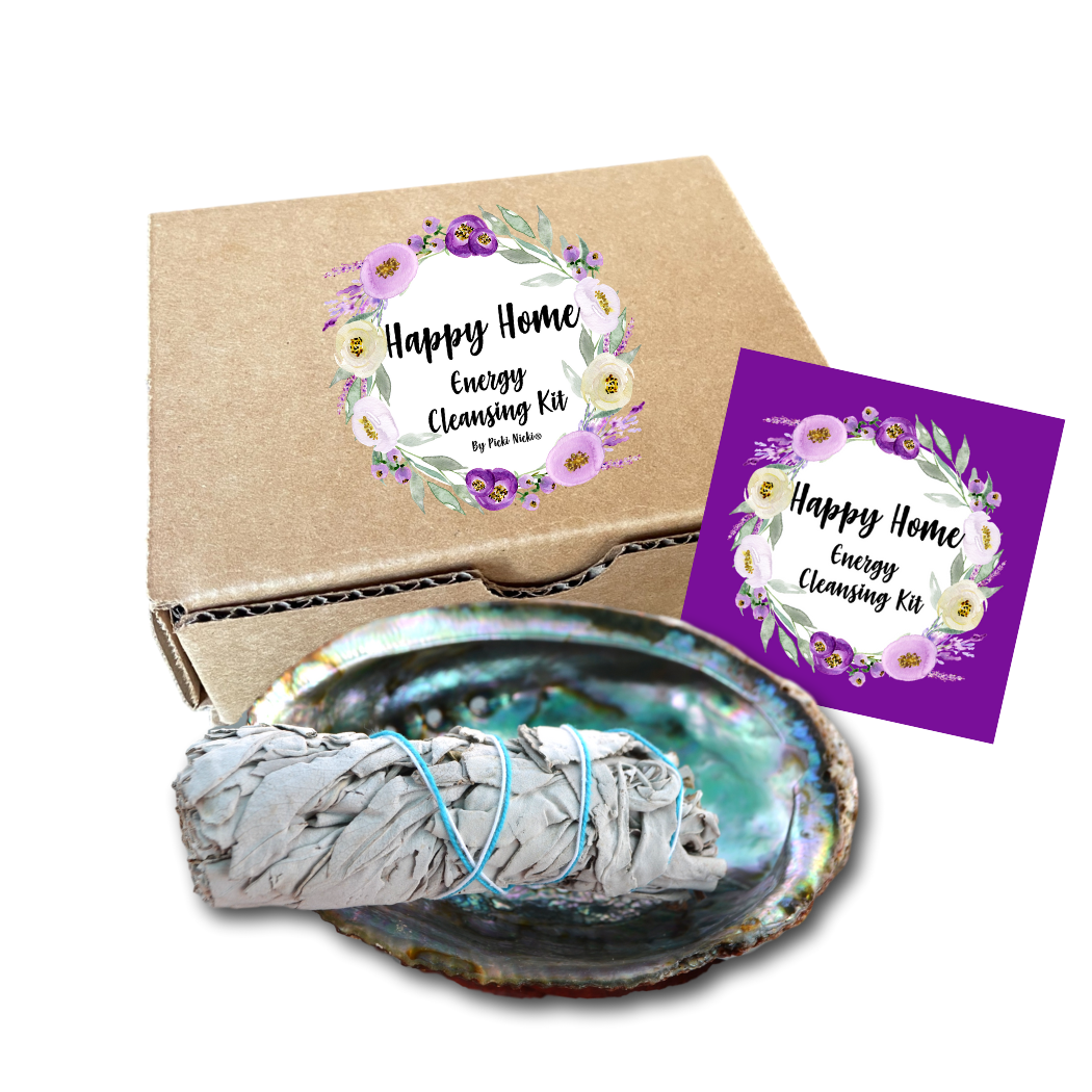 Abalone Shell and White Sage Smudge Stick  Gift Box