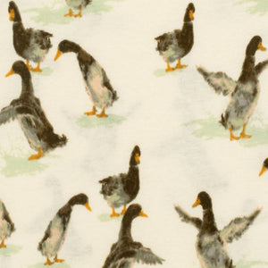 Duck organic swaddle blanket