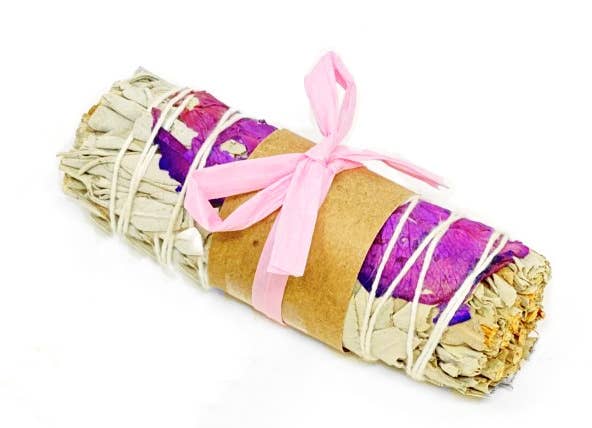 White Sage and Rose Bundles Chakra