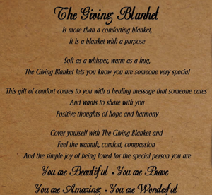 The Giving Blanket with Hood