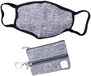 Clip On Mask Keeper Bag with matching mask
