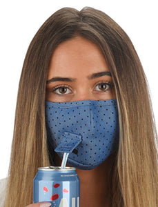 Snoozies Face Mask with Sip Straw Hole