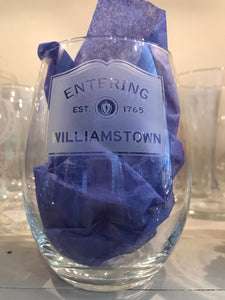 Stemless wine glass Entering Williamstown set of 4